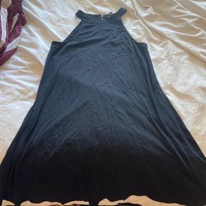 Halter black express dress